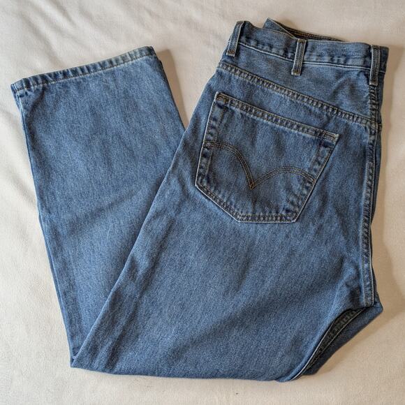 Men's Levi's 505 Regular Fit Denim Jeans for Men 38 x 30 - Picture 2 of 4